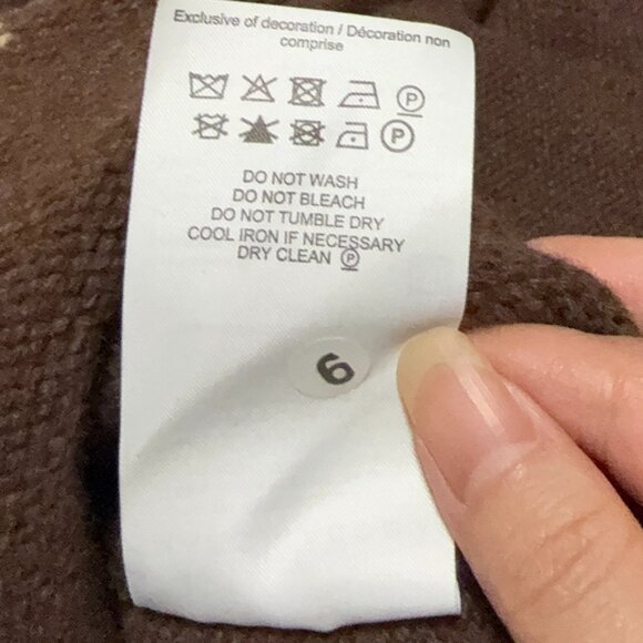 NWOT Marc Jacobs Brown 'The Big Cardigan' Cardigan - Picture 8 of 8